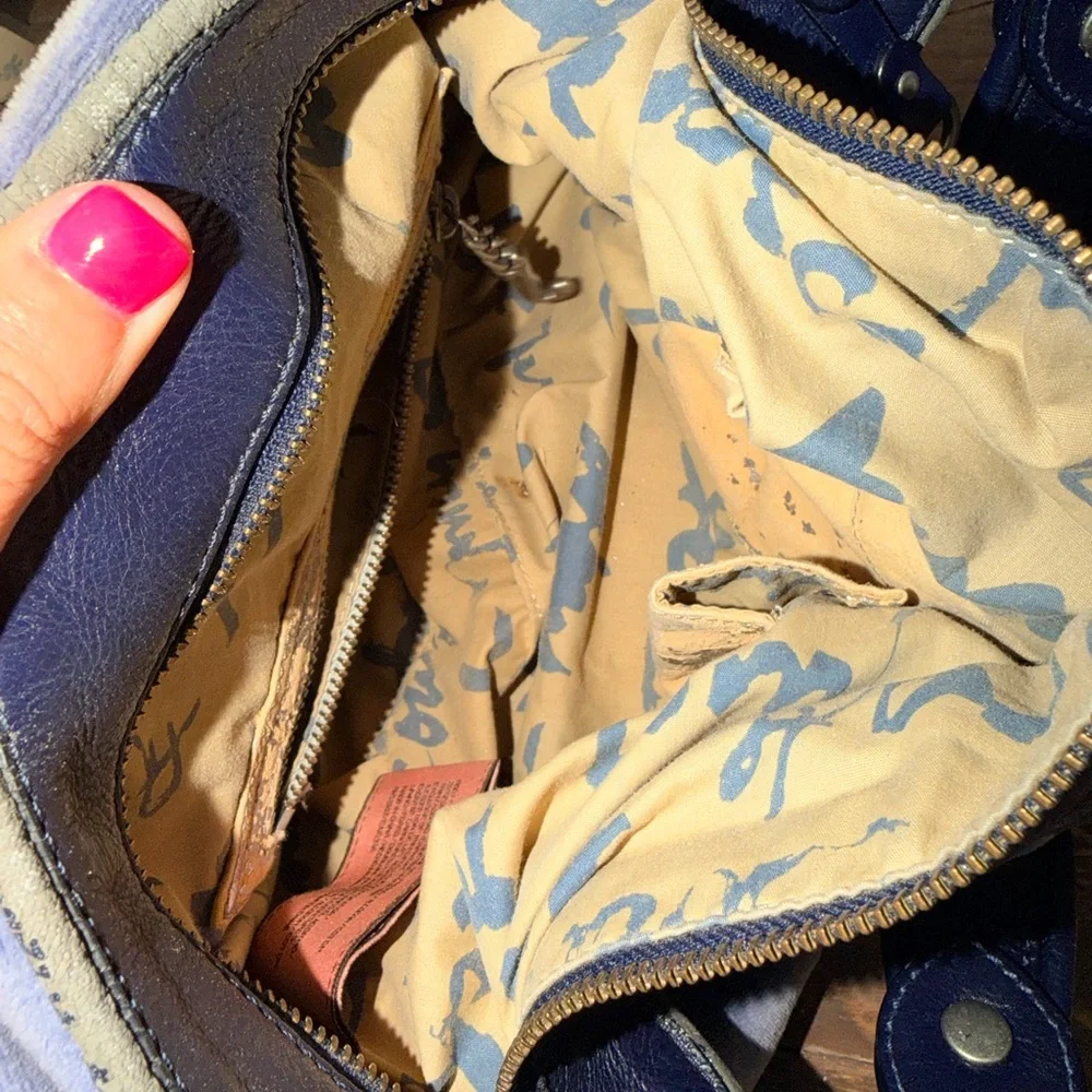 Vintage Blue Juicy Couture Purse Satchel Bag Handbag Y2K Velour - Live For Juicy